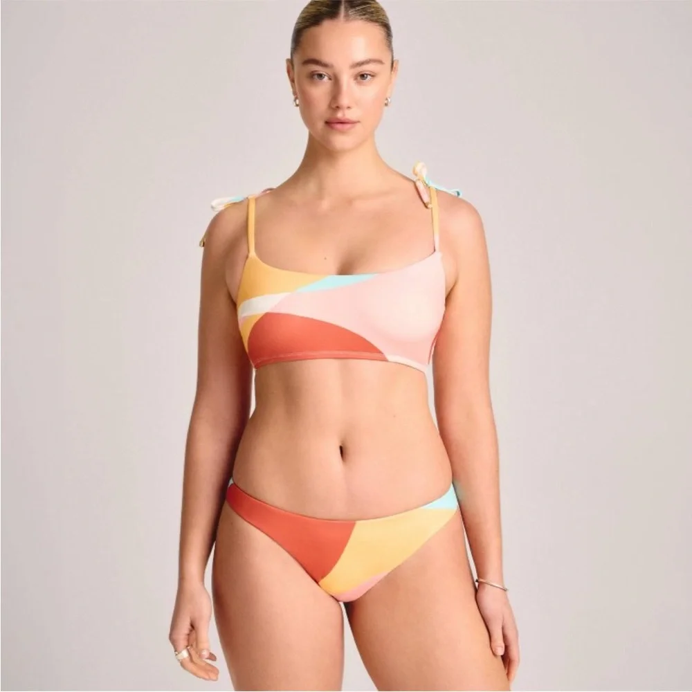 Vitamin A for Target stained glass abstract botanical print bikini bottoms